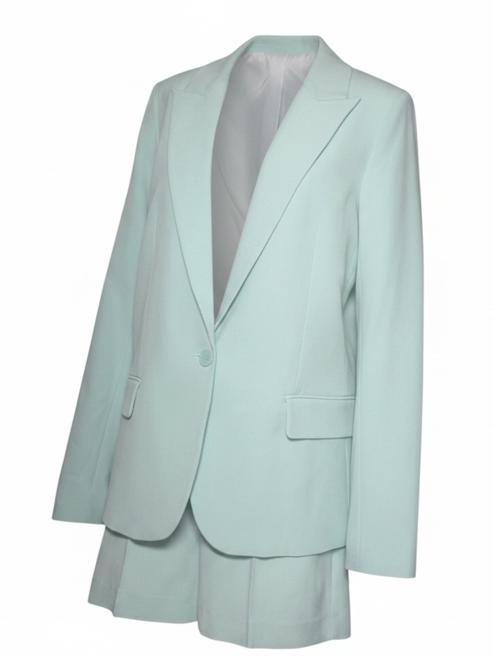 NWT Zadig & Voltaire Voyage Crepe Blazer in Celadon | Size 40 | MSRP $648